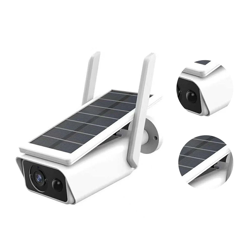 Caméra de sécurité à panneau solaire