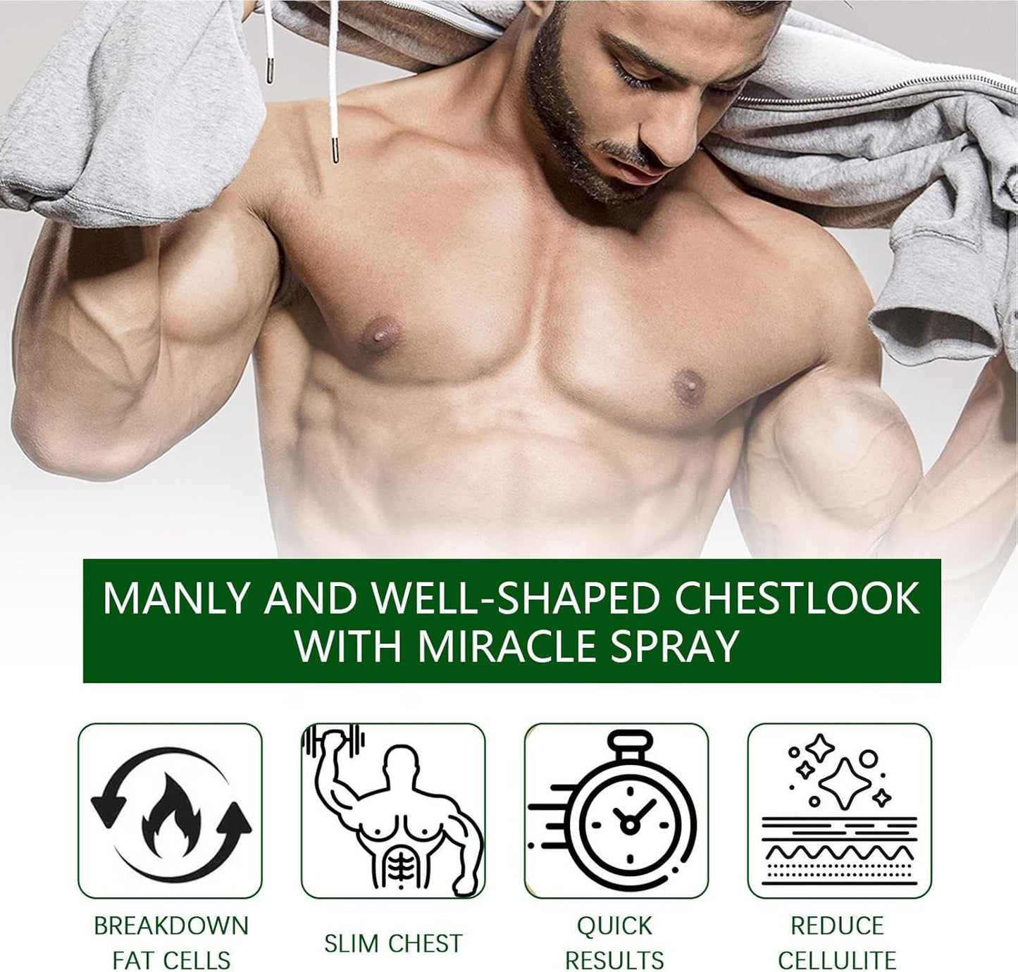 Patch de compresse pour gynecomastie
