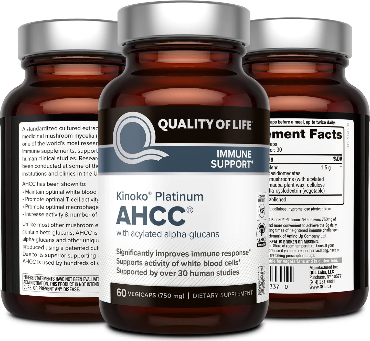 Quality Of Life Labs - Kinoko Platinum AHCC