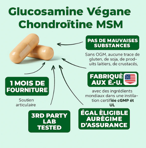 Glucosamine chondroitin -Soulagez Vos Articulations