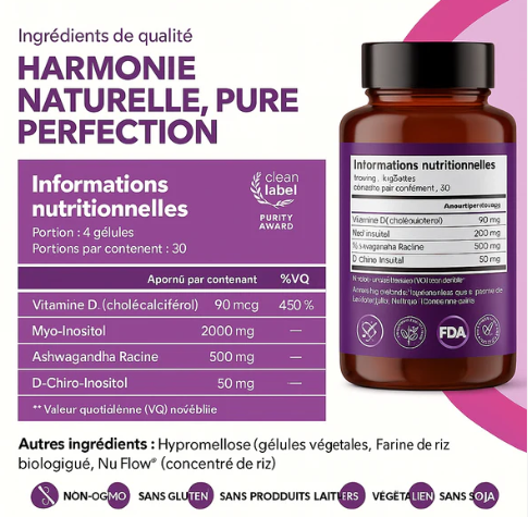 Hormonal Balance & PCOS Support , Équilibre hormonal & fertilité
