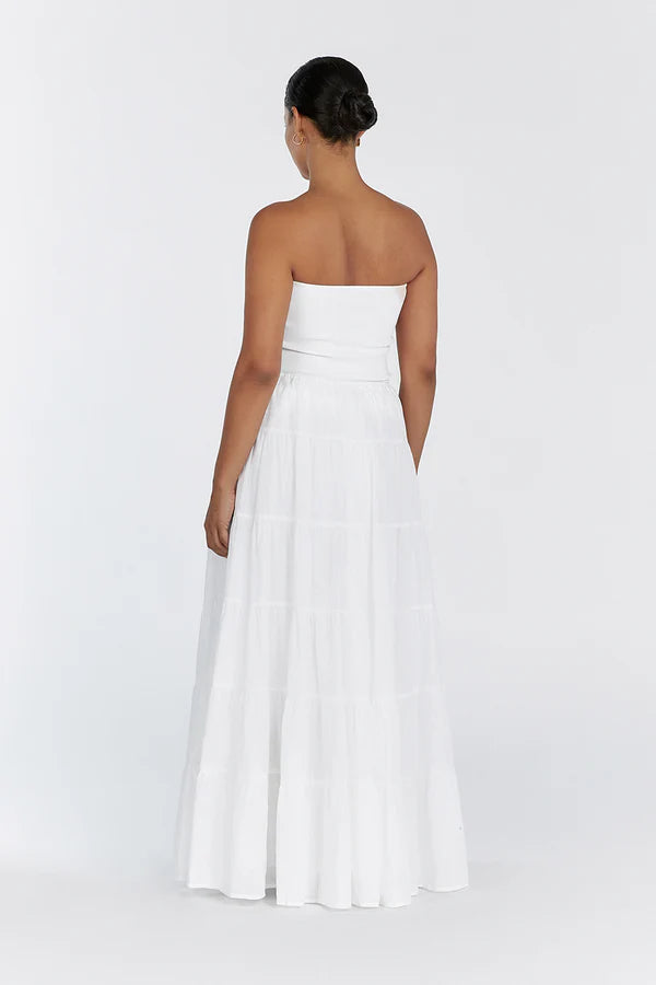 White maxi skirt (Taille Standard )