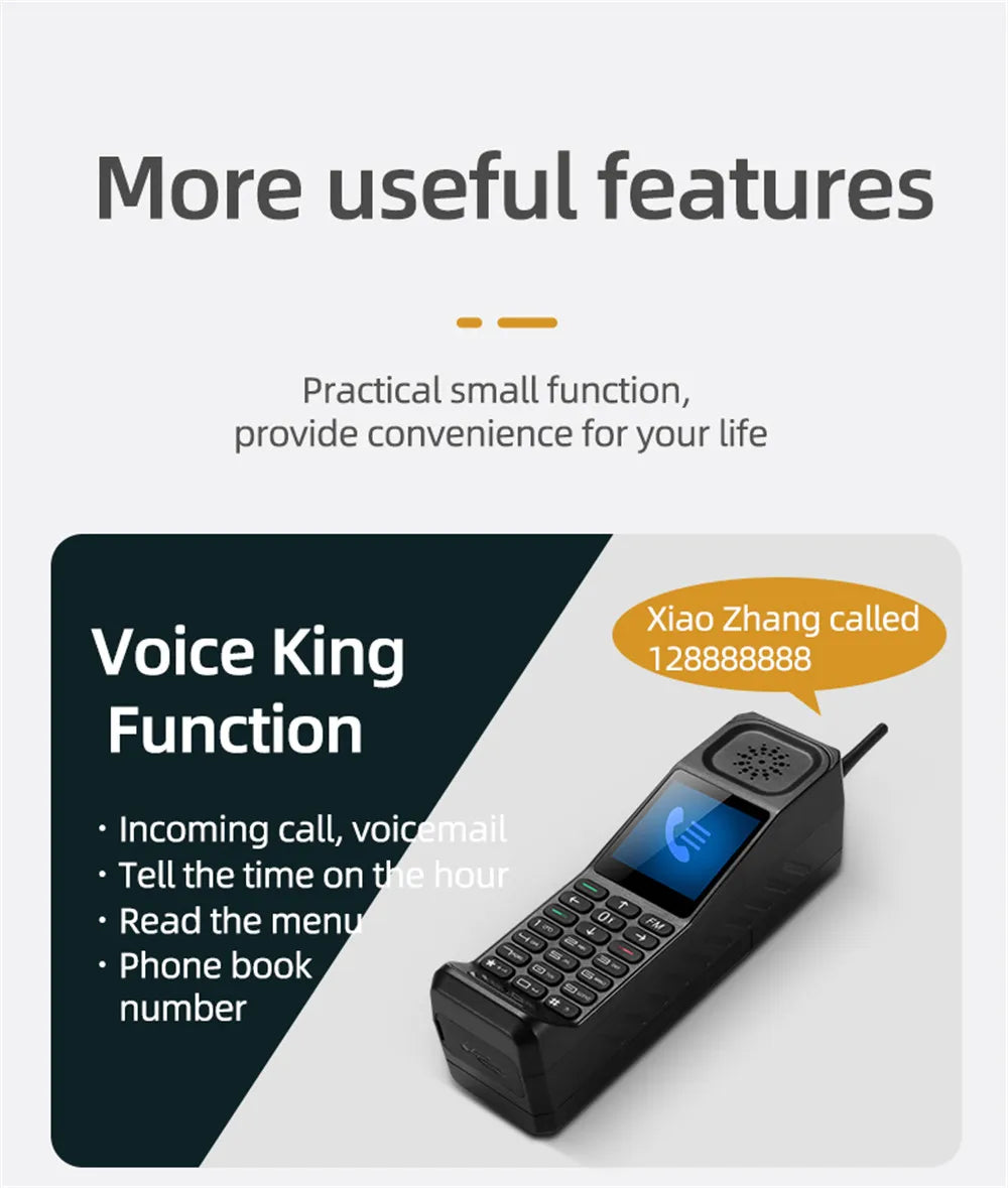 Téléphone Portable Rétro H999