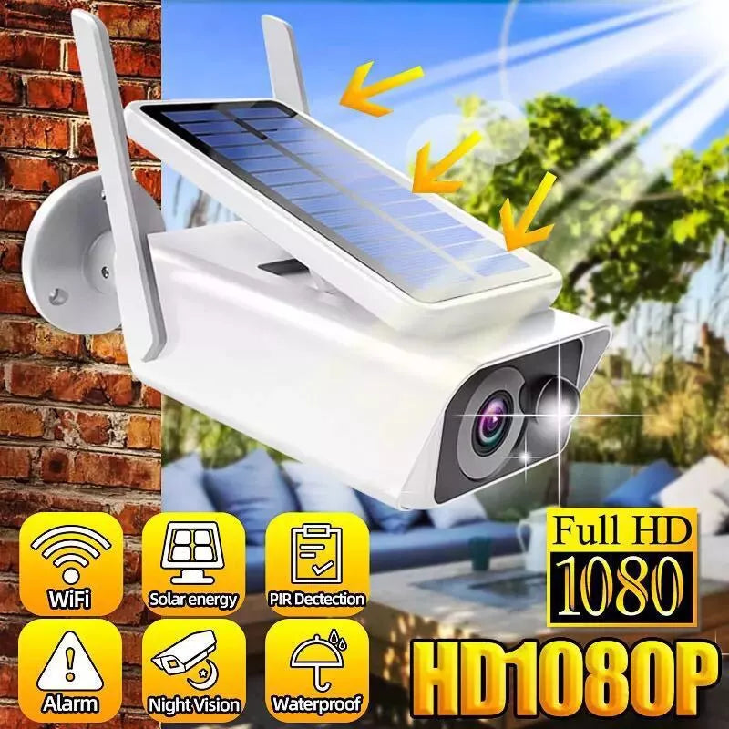 Caméra de sécurité à panneau solaire