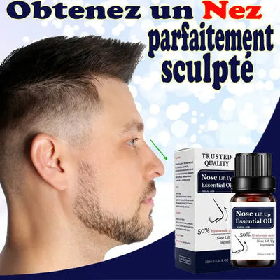 Huile essentielle pour lifting du nez, soin naturel pour un nez fin et plus petit