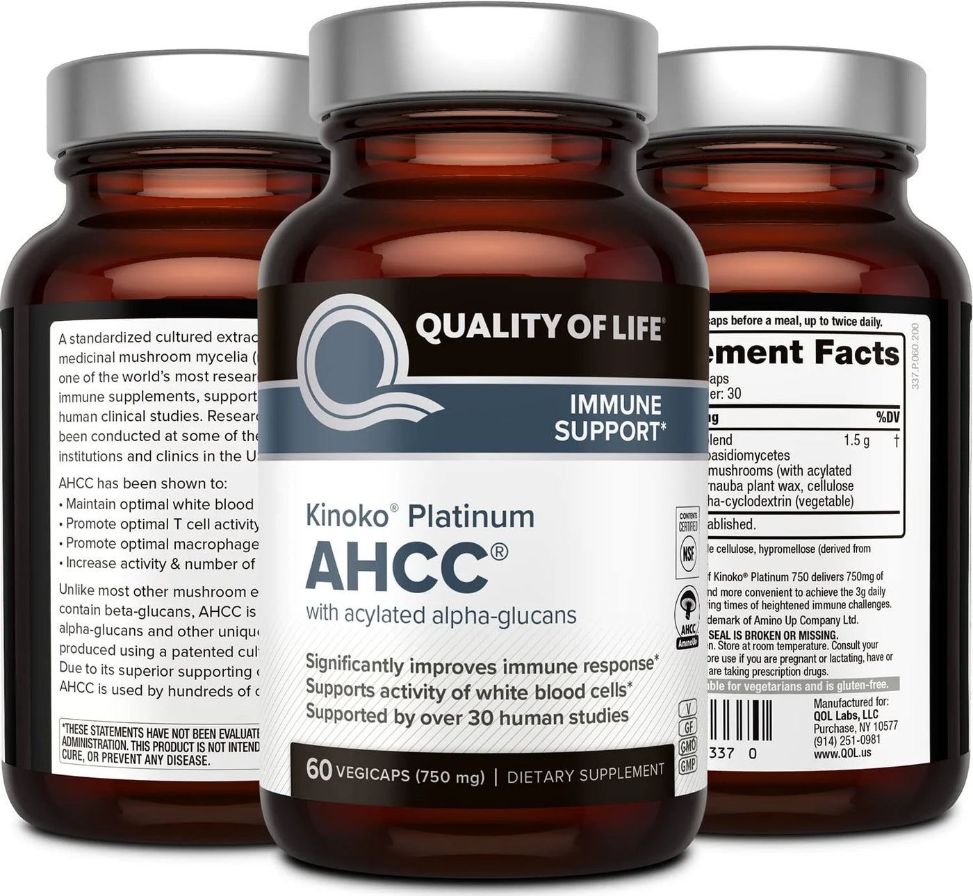 Quality Of Life Labs - Kinoko Platinum AHCC