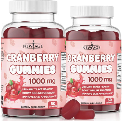 Gummies Canneberge avec Probiotiques et Collagène