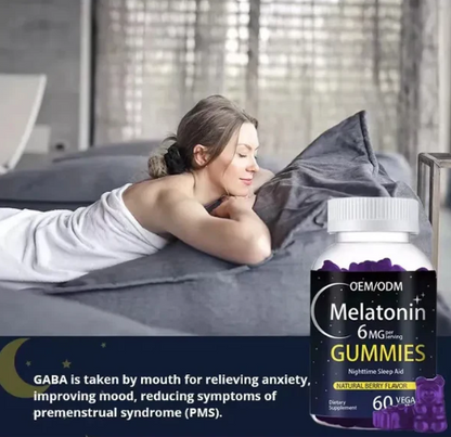 Gummies Mélatonine pour Sommeil et Relaxation