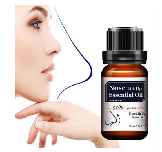 Huile essentielle pour lifting du nez, soin naturel pour un nez fin et plus petit