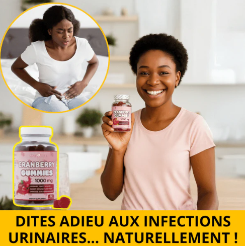 Gummies Canneberge avec Probiotiques et Collagène