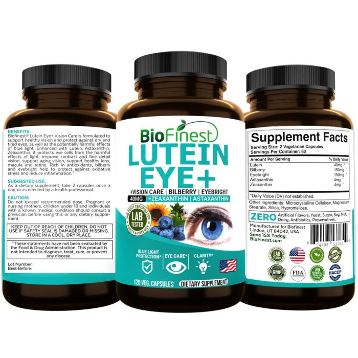 Lutein Eye un Compliment des yeux