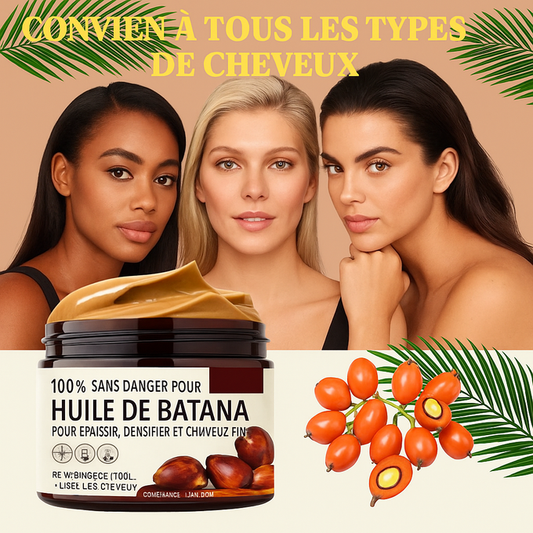 Huile de Batana pour la croissance des cheveux