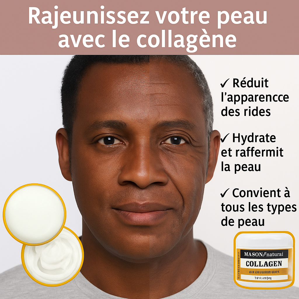 Crème au collagène anti âge pour hommes