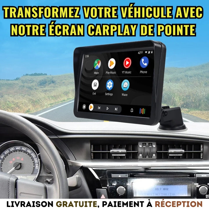 CarPlay Écran Tactile Portable