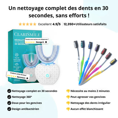 Brosse À Dents Sonique Automatique à Ultrasons