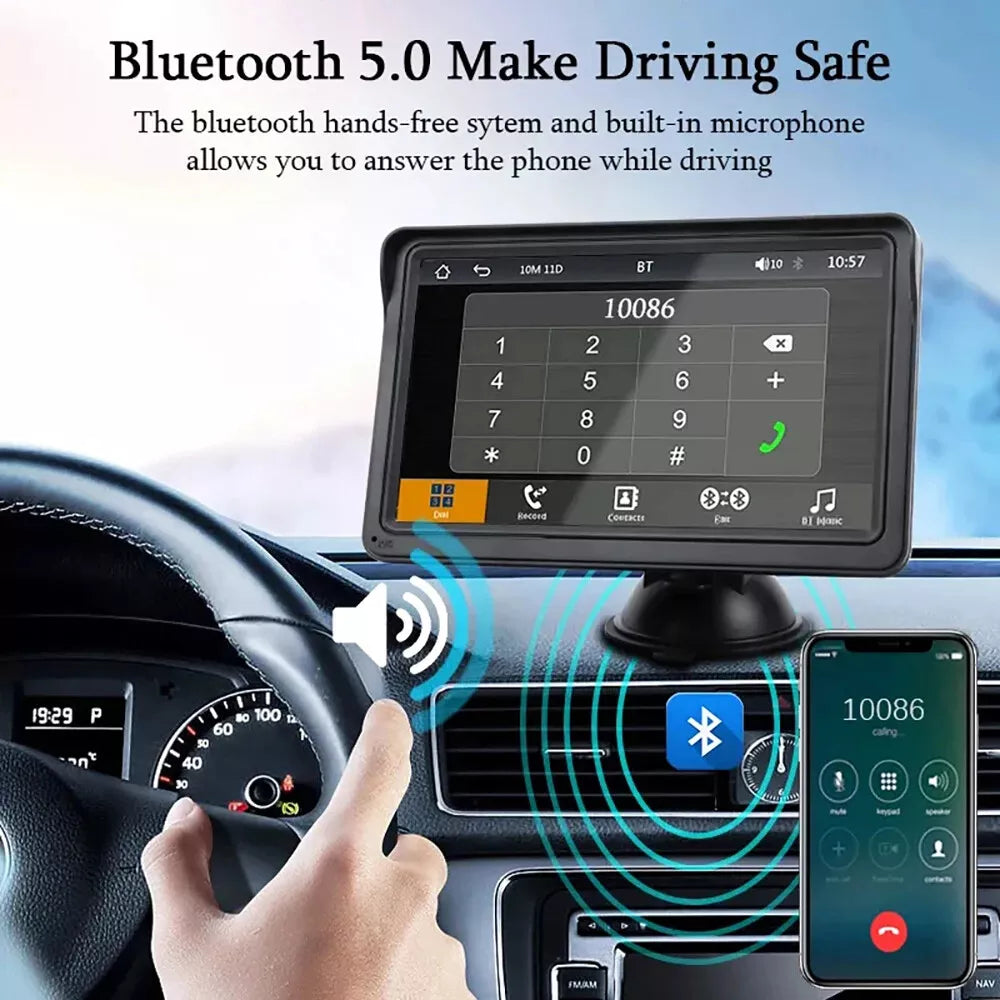 CarPlay Écran Tactile Portable